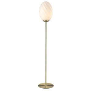 Twist gulvlampe Ø25 antik messing