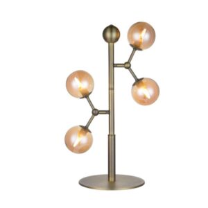 Atom bordlampe amber