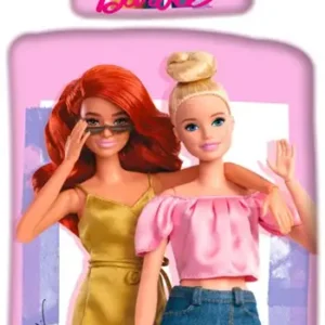 Barbie sengetøj 140x200 cm - Barbie Stay cool - Dynebetræk med 2 i 1 design - 100% bomulds sengesæt