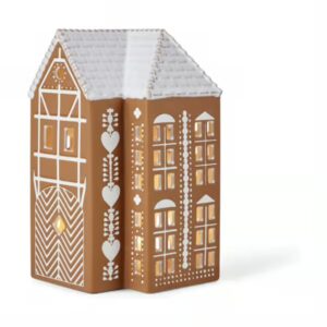 Urbania gingerbreed lyshus Mellem, H:17cm