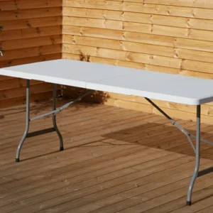 Foldbart bord i Plast 180 cm.
