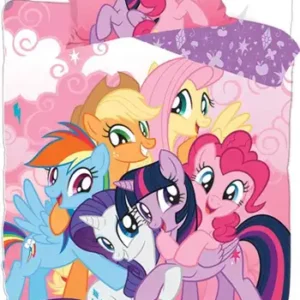 My Little Pony sengetøj - 140x200 cm - MLP Besties - 2 i 1 design - Sengesæt i 100% bomuld