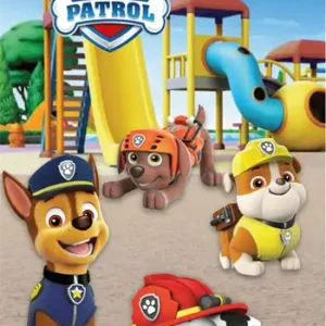 Badehåndklæde - 70x140 cm - Paw Patrol - Klar til leg - 100% Bomuld