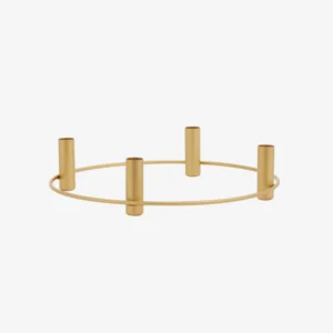 IRONA lysestage, guld finish