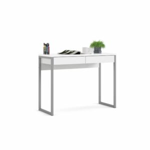 Function Plus Skrivebord m/2 skuffer, hvid, 101,6x40x76,5cm