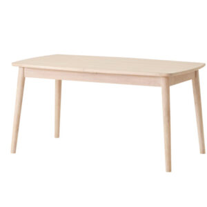 CASØ 121 Spisebord 150/205x85x75 cm, eg / hvidolie m/Butterfly tillægsplade