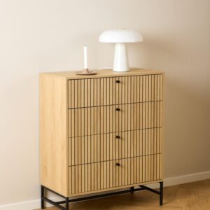 Albany kommode M/4 Skuffer 80 x 40 x 100 cm