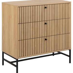 Albany kommode m/3 Skuffer 80 x 40 x 80 cm.