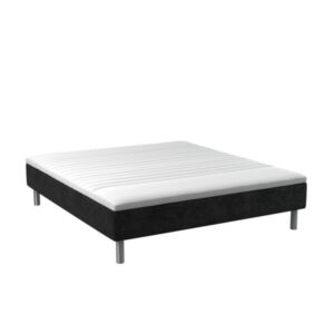 Karma Classic Boxmadras 140×200 cm. Antracit Betræk m/40 mm. Latex Topmadras og Sengeben X-Fast (2025)