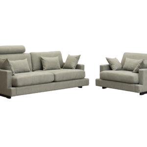 Burhéns - Tuva 3+1 sofasæt, stof cape thyme gr.3
