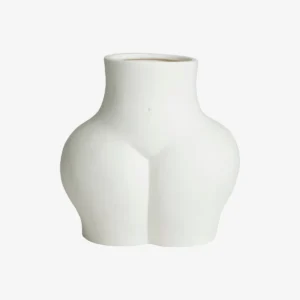 AVAJI lower body, vase i hvid