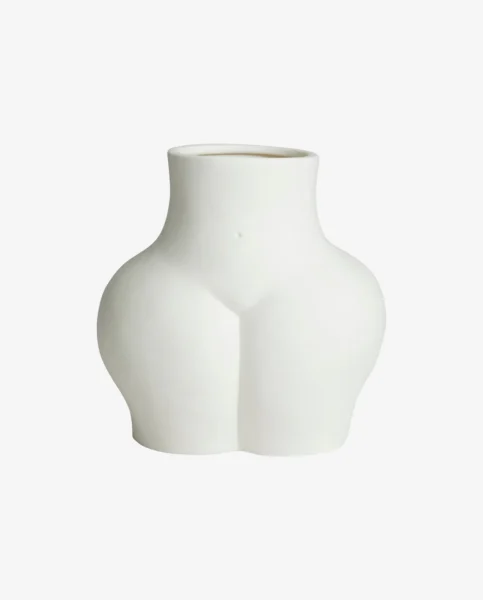AVAJI lower body, vase i hvid