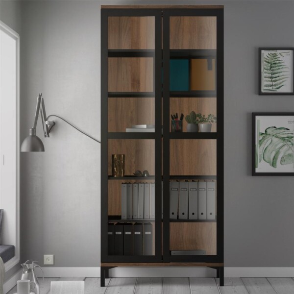 Roomers Vitrine 2 låger - Sort