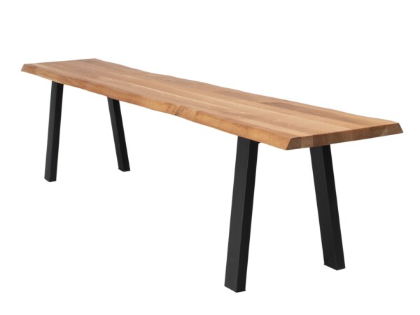 Derby bænk, Natur olie, 3x37x200 cm