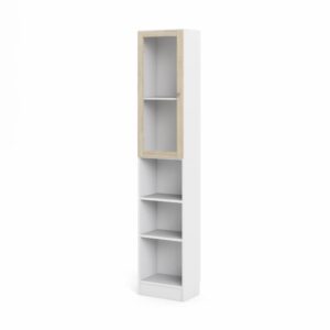 Basic Bookcase, White/Oak