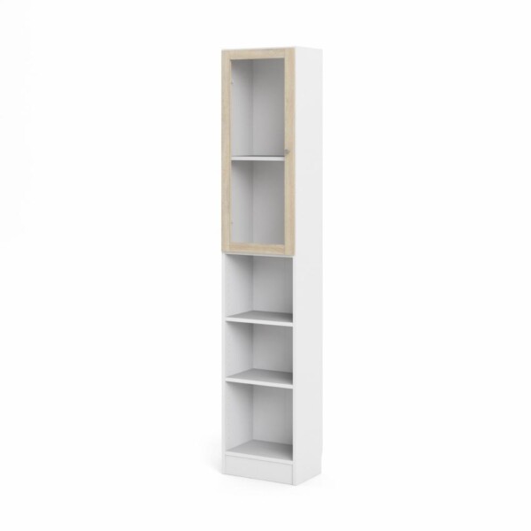 Basic Bookcase, White/Oak