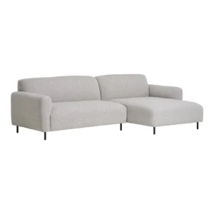Salvador Loungesofa, Højrevendt -bouclé, lysegrå