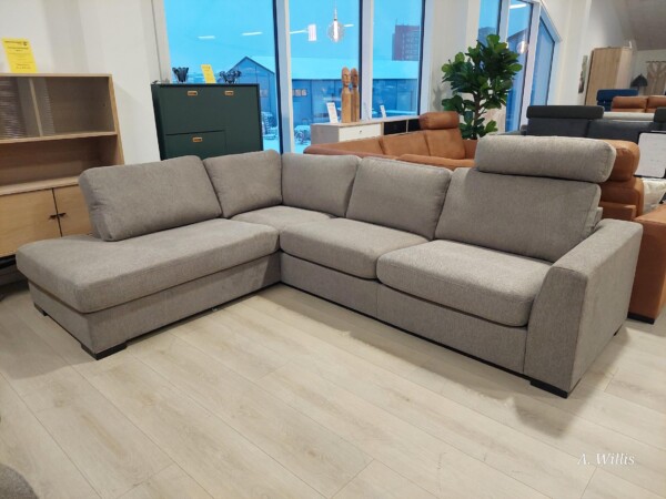 Think Open End Venstre, L-Sofa, Stone *Udstillingsmodel*