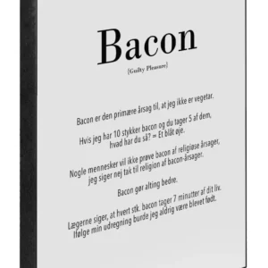 Art Block - Bacon - 21 x 15 cm