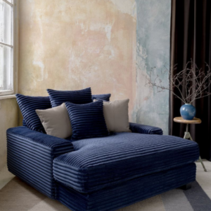 Burhéns Tuva Xdeep 1,5 pers. Chill Chaiselong. Angel / Midnight Blue