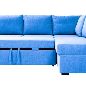 Cypern Sovesofa Pocket Openend Højre - Mørkblå - Faro15