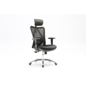 Ergo Premium Skrivebordsstol M18, mesh, Krom stel