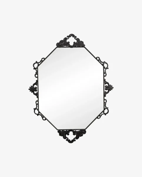 LARUS spejl, 50x39 cm, farve sort.