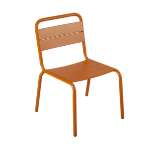 NERA børnestol orange - stål