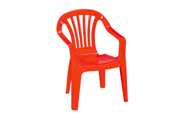 EBBA børnestol - rød Materiale: Plastik