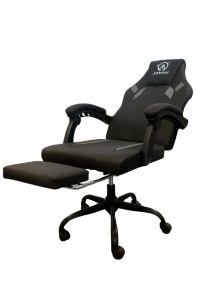 Gamer stol - PU - Sort & Grå