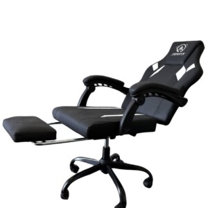 Gamer Stol - PU - Sort & Hvid