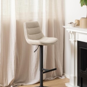 Adisa barstol, Basel stof beige 24