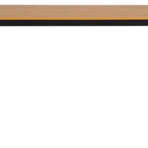 Havebord 150x90cm - Teak farve  - Alu