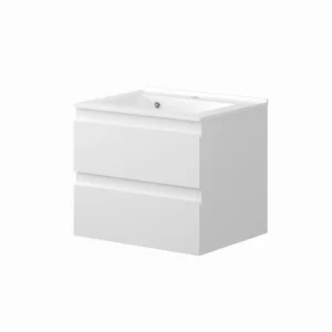Nortiq Venedig Badmøbel 60 cm. Hvid Højglans. Inkl. Vask & Armatur