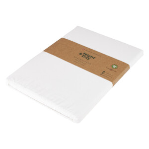 Kuvertlagen Percale GOTS Hvid 210x210 cm.
