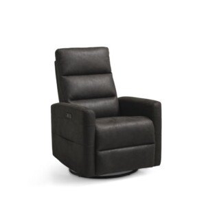 Levi Lænestol, micro Læder bull - Stof, anthracite/swivel Med vippefunktioner