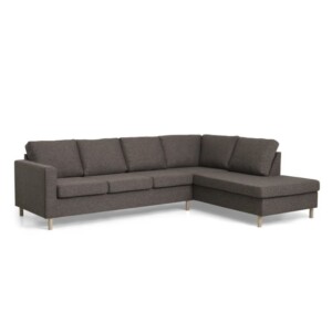 Stavanger set 3 OE Right, Dark brown/birch