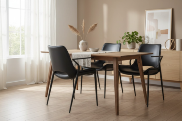 Armstol Model Liva Kerne/Pu- Sort - Sort Metal