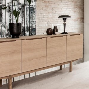 Skovby Skænk, SM306 Egetræ Finér / Naturolie