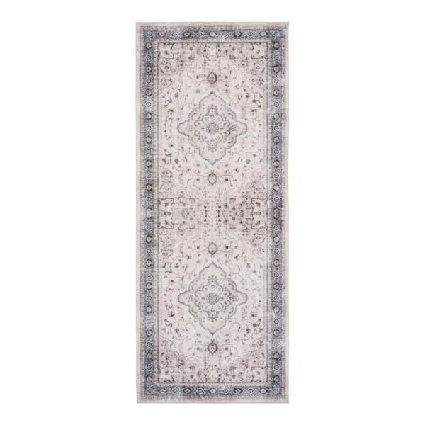 Havana Løber, off white/beige/støvet blå 80x200 cm