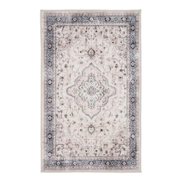 Havana Dørmåtte, off white/beige/støvet blå 50x80 cm