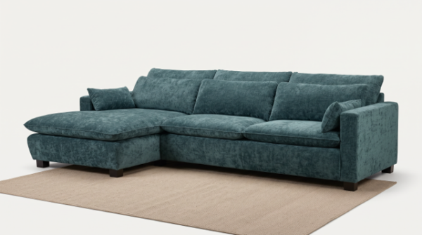 Burhéns Maggie sofa m/Chaiselong til Venstre.