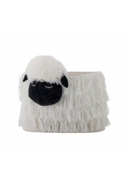 Dolly Kurv, Hvid, Polyester, L40xH30xW25cm, Fårkurv