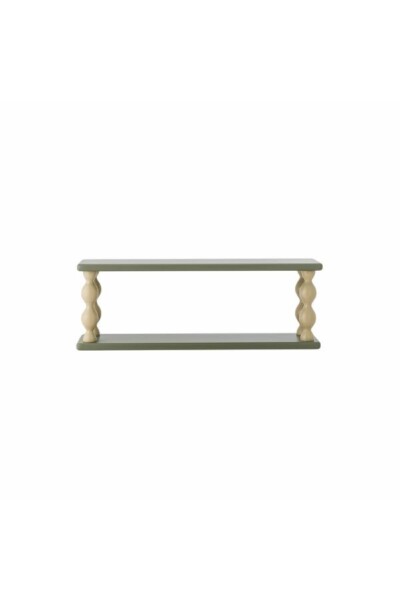 Bibiola Hylde, Multifarvet, forrest green/ beige, MDF,  L60xH21,5xW17cm