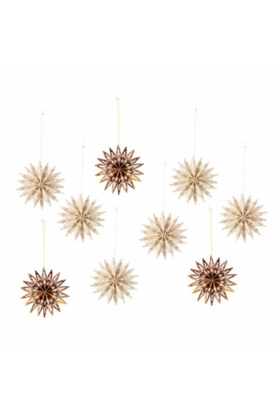 Star Ornament, Beige, FSC®Mix, Paper